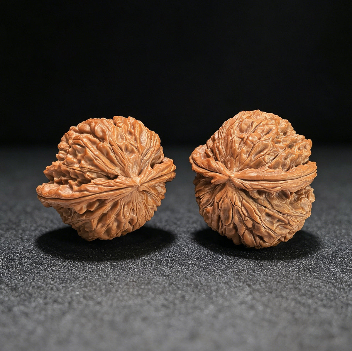 The "White Lion Half-Wall" (Bai Shizi Banbi) Pufferfish Silhouette Pair | 42.0mm x 29.0mm | BBZBB-1402E - ThePatinaProject