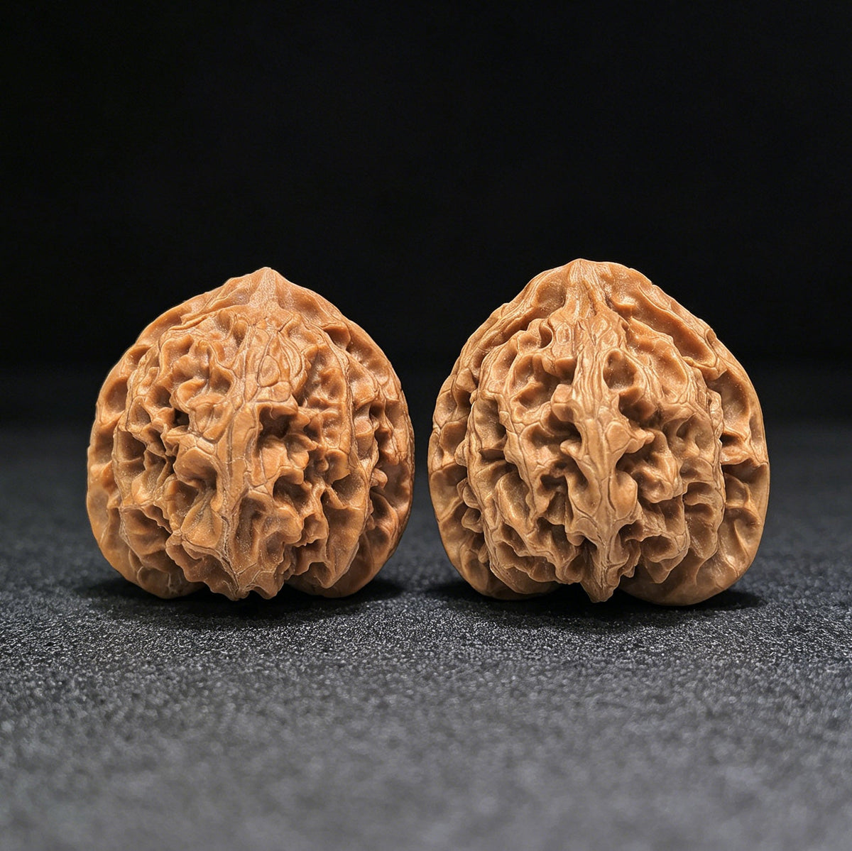 The "Wild Apple Orchard" (Ye Sheng Ping Guo Yuan) Premium Symmetrical Pair | 40.0mm x 41.0mm | Classic Deep-Belly Format | PGY-1405 - ThePatinaProject