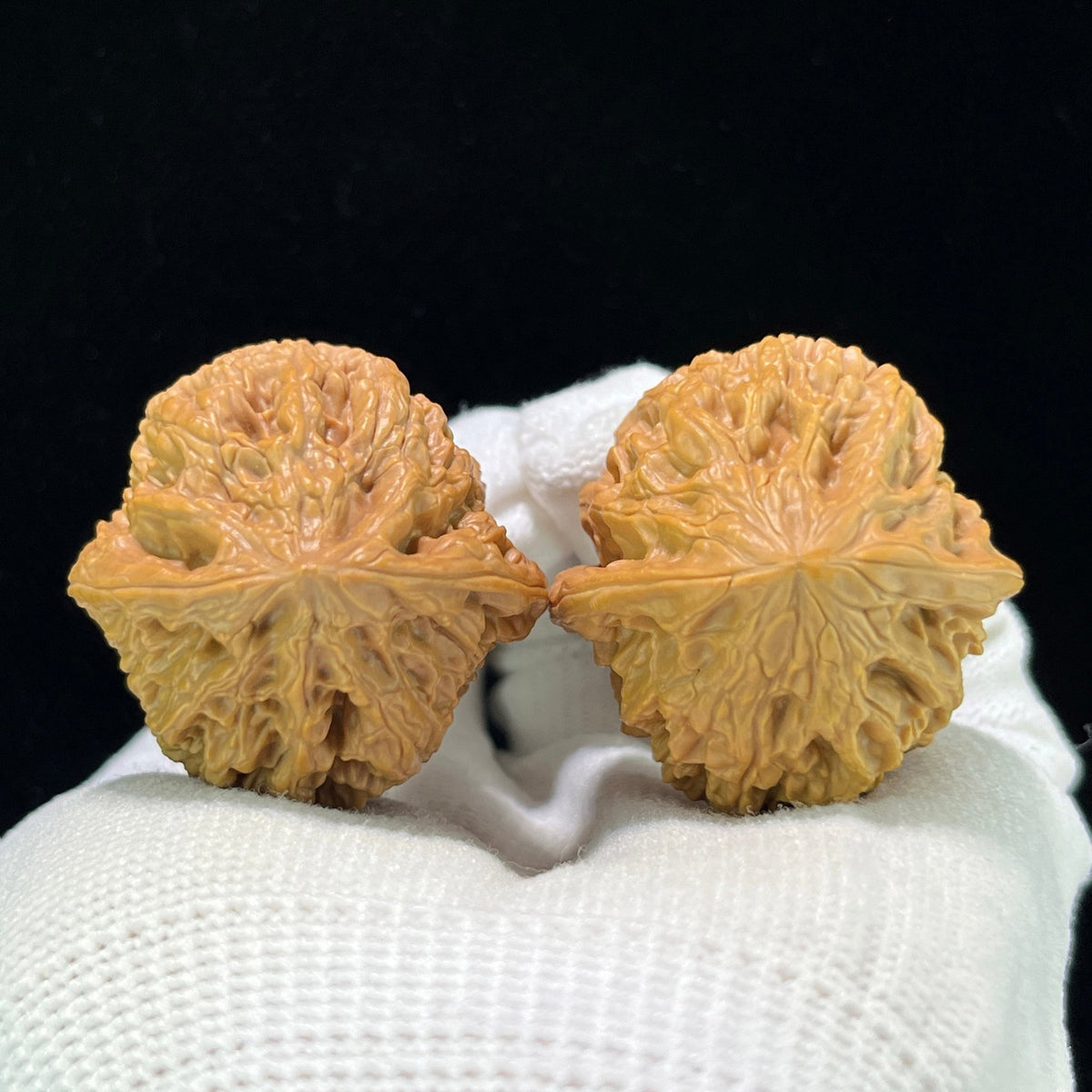 The "Wild Bison" (Ye Niu) Premium Hand-Twirling Pair | 35.0mm x 37.0mm | Compact Shou Nian Format | YN-1101 - ThePatinaProject