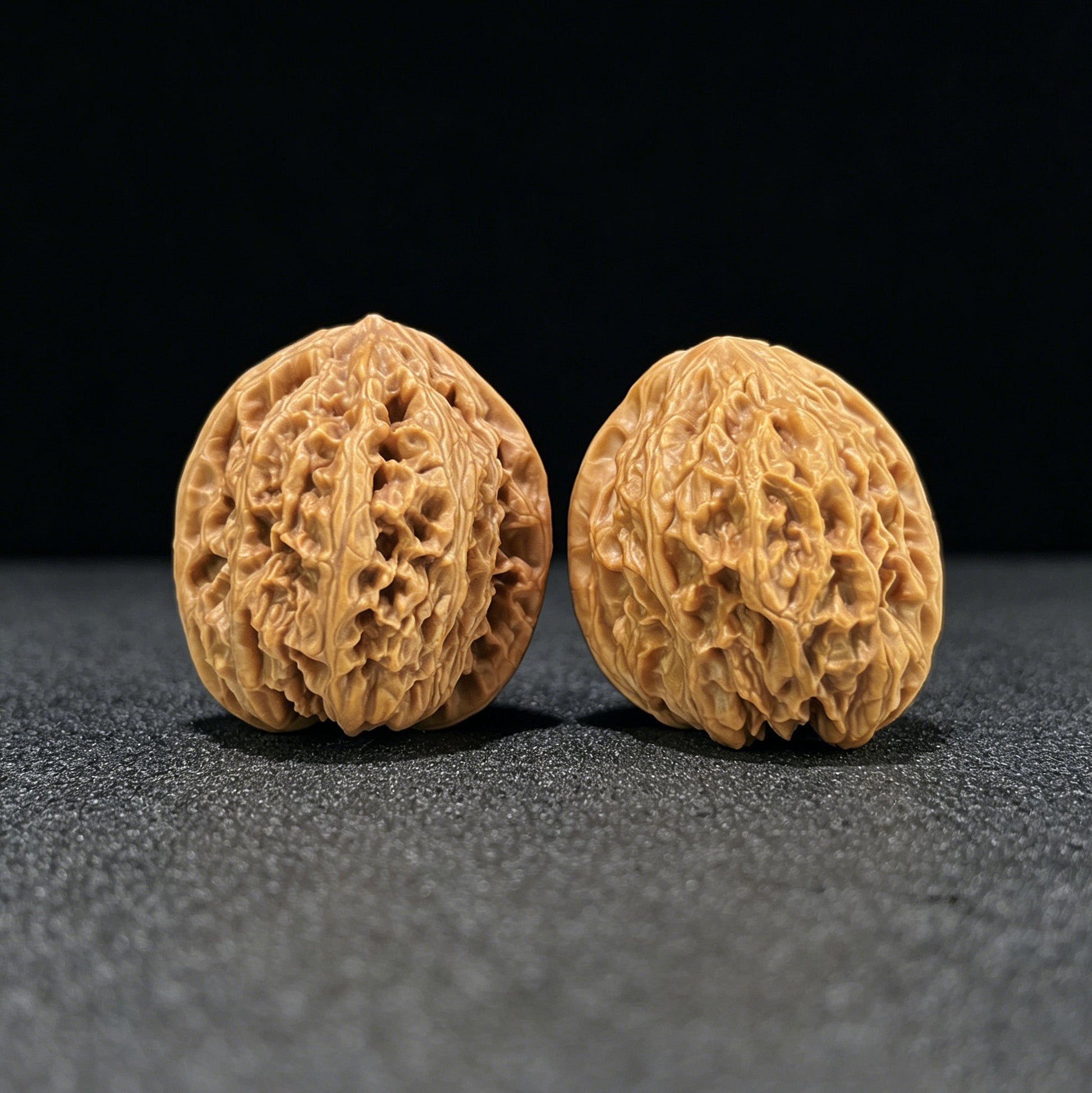 The "Wild Bison" (Ye Niu) Premium Hand-Twirling Pair | 35.0mm x 37.0mm | Compact Shou Nian Format | YN-1101 - ThePatinaProject