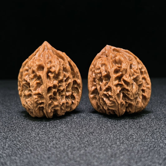 The "Wild Bison" (Ye Niu) Premium Heavy-Bone Deep-Belly Pair | 38.0mm x 40.0mm | YN-1402 - ThePatinaProject