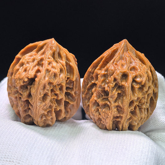 The "Wild Bison" (Ye Niu) Premium Heavy-Bone Deep-Belly Pair | 38.0mm x 40.0mm | YN-1402 - ThePatinaProject