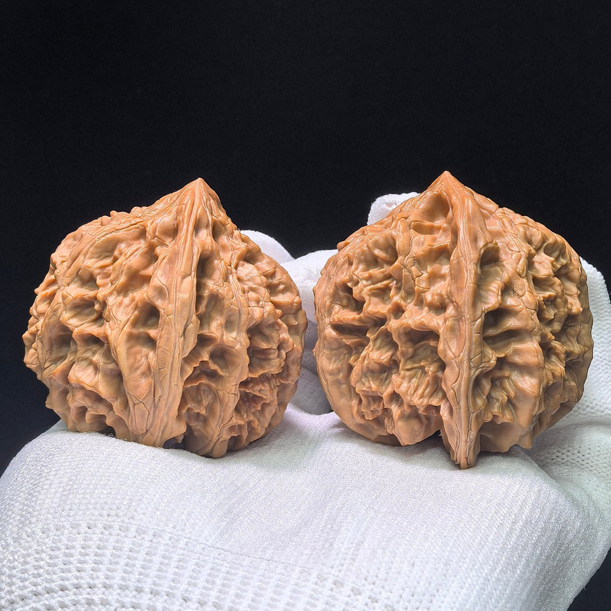 The "Wild Bison" (Ye Niu) Premium Heavy-Bone Ingot Pair | 44.0mm x 44.0mm | 1:1 Perfect Match | YN-1403 - ThePatinaProject