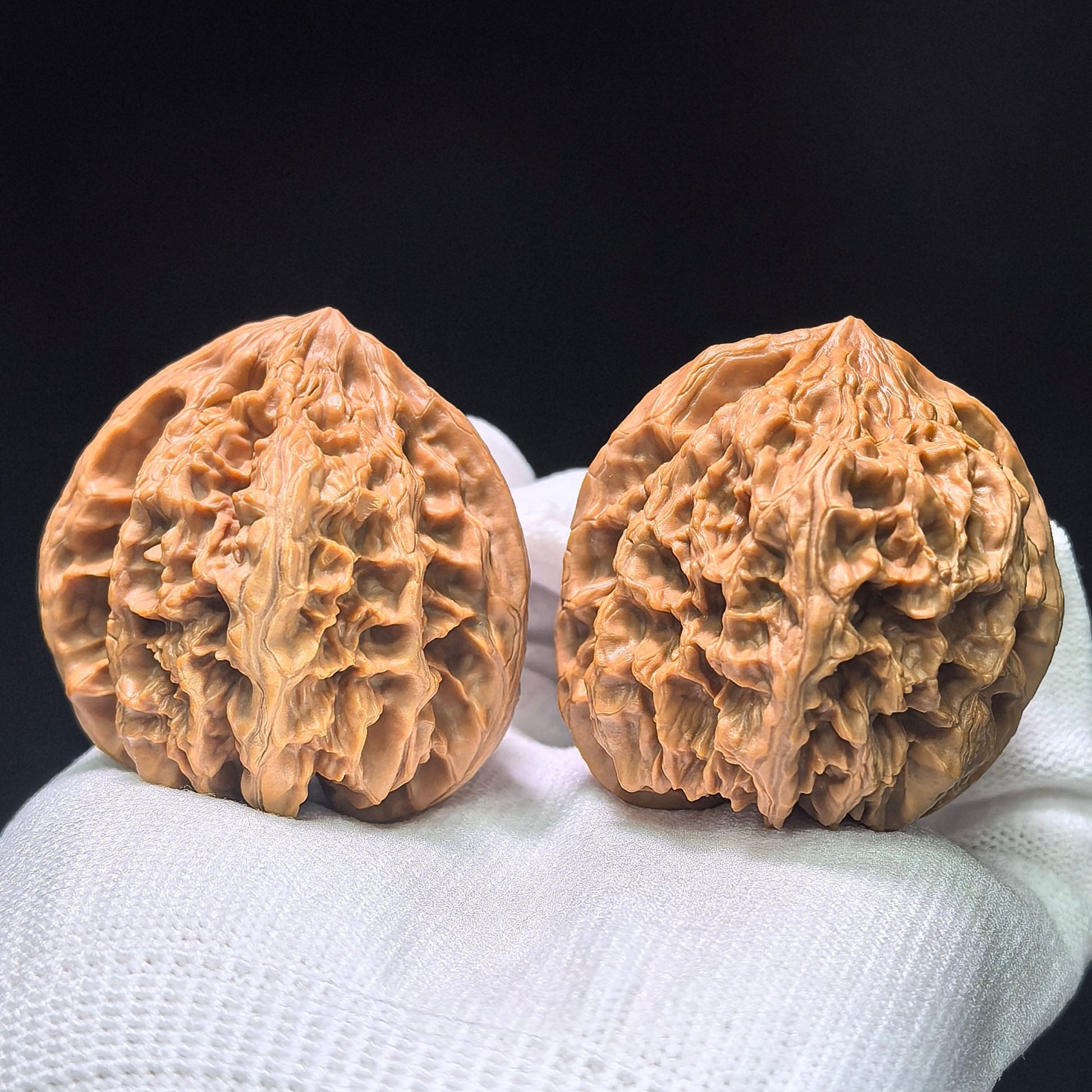 The "Wild Bison" (Ye Niu) Premium Heavy-Bone Ingot Pair | 44.0mm x 44.0mm | 1:1 Perfect Match | YN-1403 - ThePatinaProject