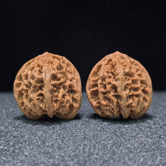 The "Wild Bison" (Ye Niu) Premium Heavy-Bone Ingot Pair | 44.0mm x 44.0mm | 1:1 Perfect Match | YN-1403 - ThePatinaProject