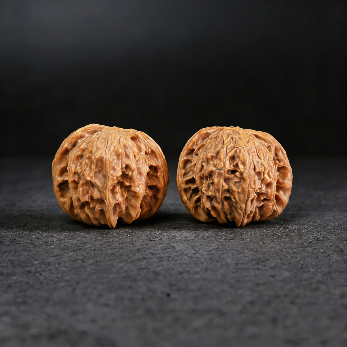 The "Wild Millstone" (Ye Sheng Mo Pan) Pair | 42.0mm x 39.0mm | MP-301 - ThePatinaProject