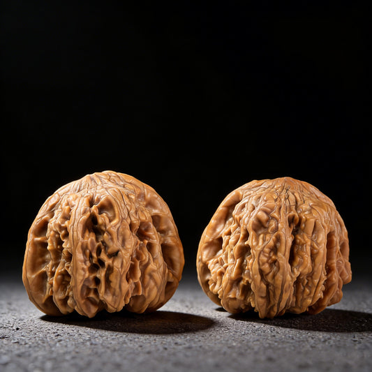 The "Wild Mountain" (Ye Sheng) Pair | 37.0mm x 39.0mm | YS-05 - ThePatinaProject