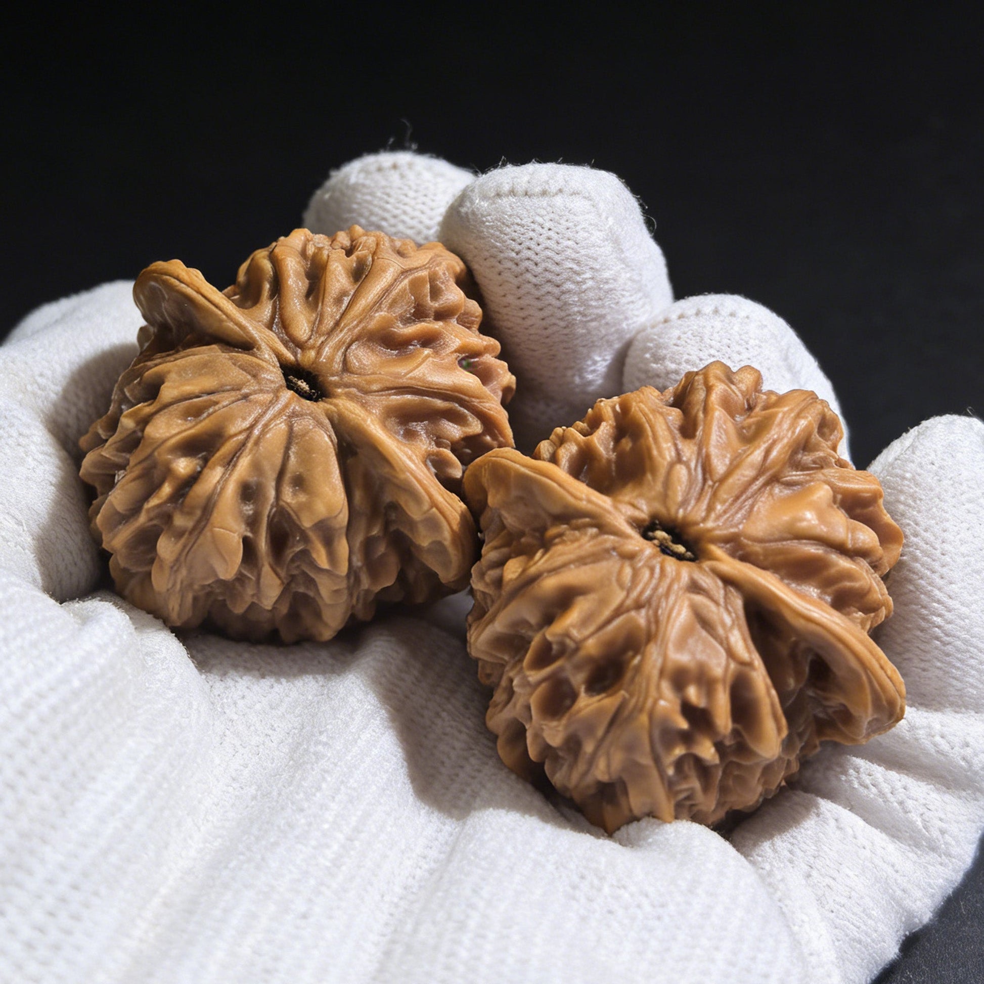 The "Wild Plain Hidden Tip" (Ye Su Men Jian) Lion Head Pair | 40.0mm x 39.0mm | YSMJ-001 - ThePatinaProject