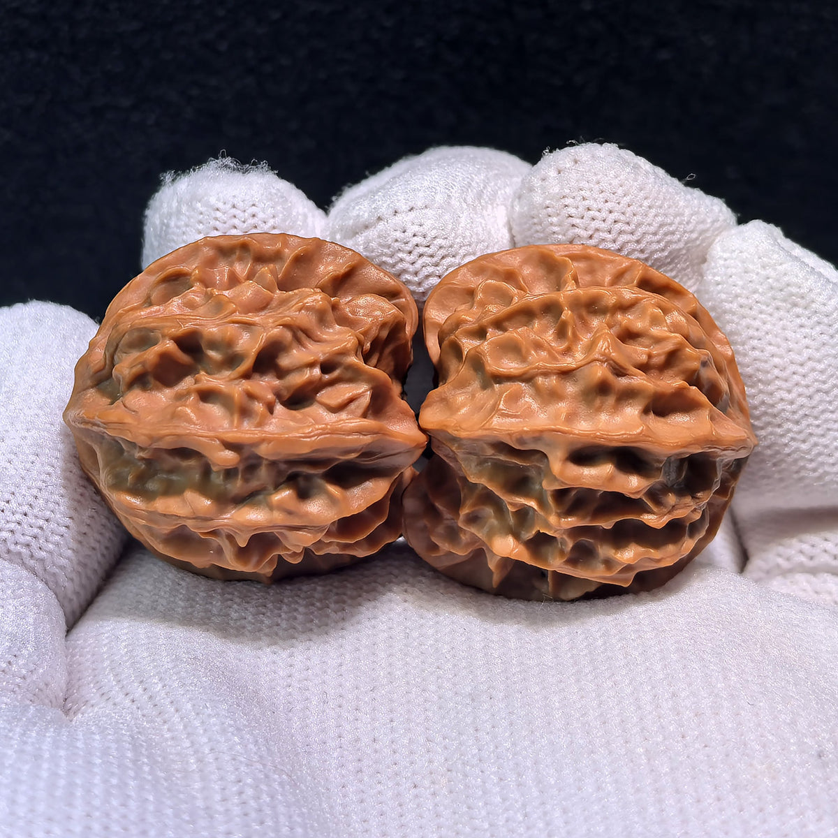 The Wild "Qi Shan" T-Shaped Three-Ridge Pair | Boutique Grade | 30.0mm x 30.0mm | QS-301 - ThePatinaProject