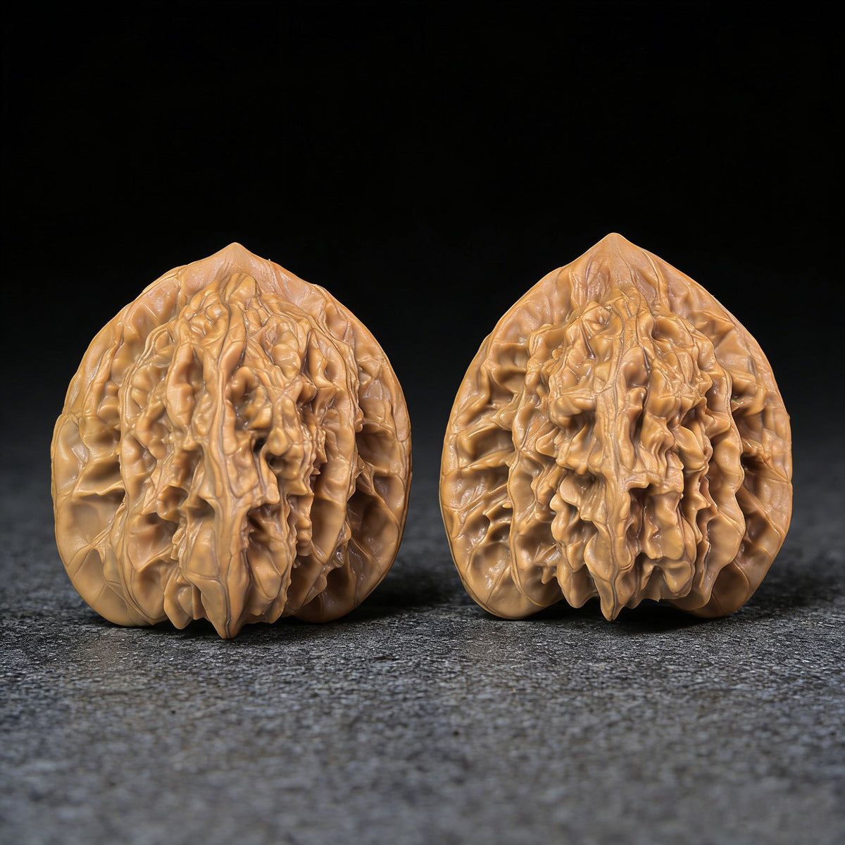 The "Xia Yun Ling" Lion Head Pair | 40.0mm x 37.0mm | XYL-402 - ThePatinaProject