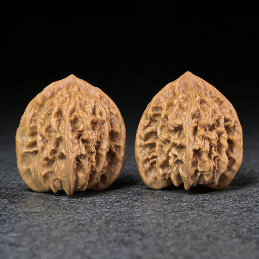 The "Xia Yun Ling" Lion Head Pair | 40.0mm x 37.0mm | XYL-402 - ThePatinaProject