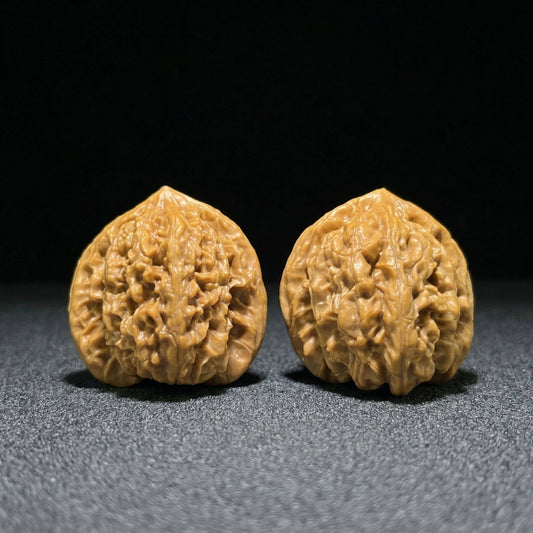 The Xia Yun Ling "Peach Heart" (Tao Xin) Pair | 39.0mm x 36.0mm | XYL-803 - ThePatinaProject