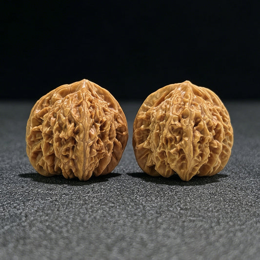 The "Xiayunling" (XYL) Heritage Deep-Belly Lion Head Pair | 42.0mm x 38.0mm | XYL-802 - ThePatinaProject