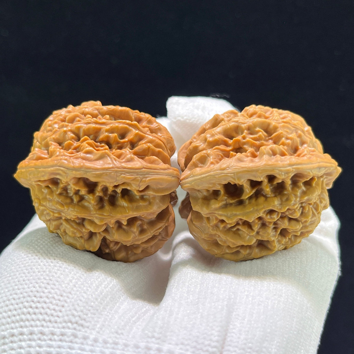 The "Xiayunling" (XYL) Heritage Deep-Belly Lion Head Pair | 42.0mm x 38.0mm | XYL-802 - ThePatinaProject