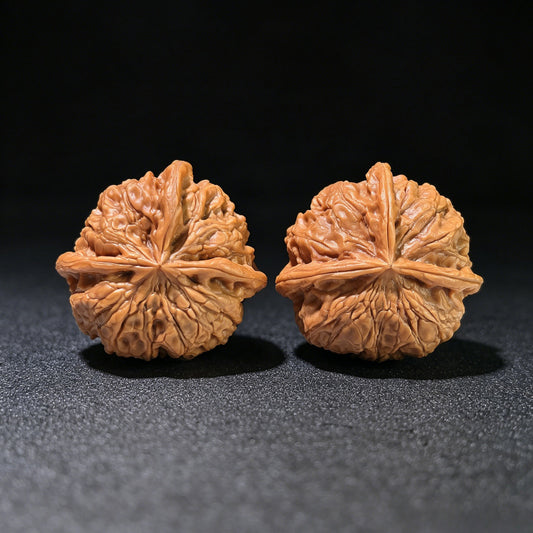 The "Yuhua Stone" Trident Three-Ridge Pair | 38.0mm x 37.0mm | YHSSN-1203E - ThePatinaProject
