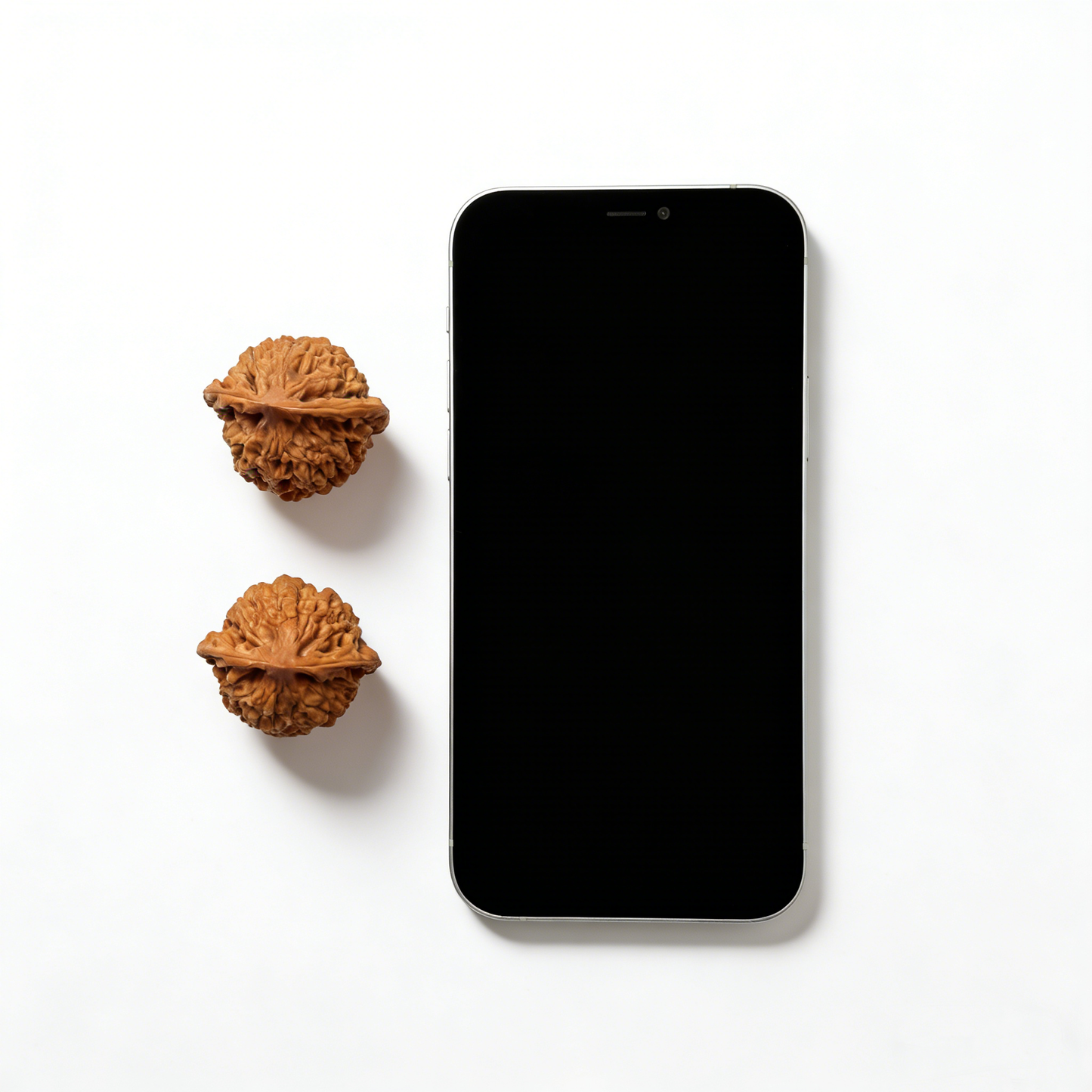 Pair of walnut hand exercisers from ThePatinaProject, featuring Imperial Mini-Guanmao official’s hat design, 35mm collector’s edition.