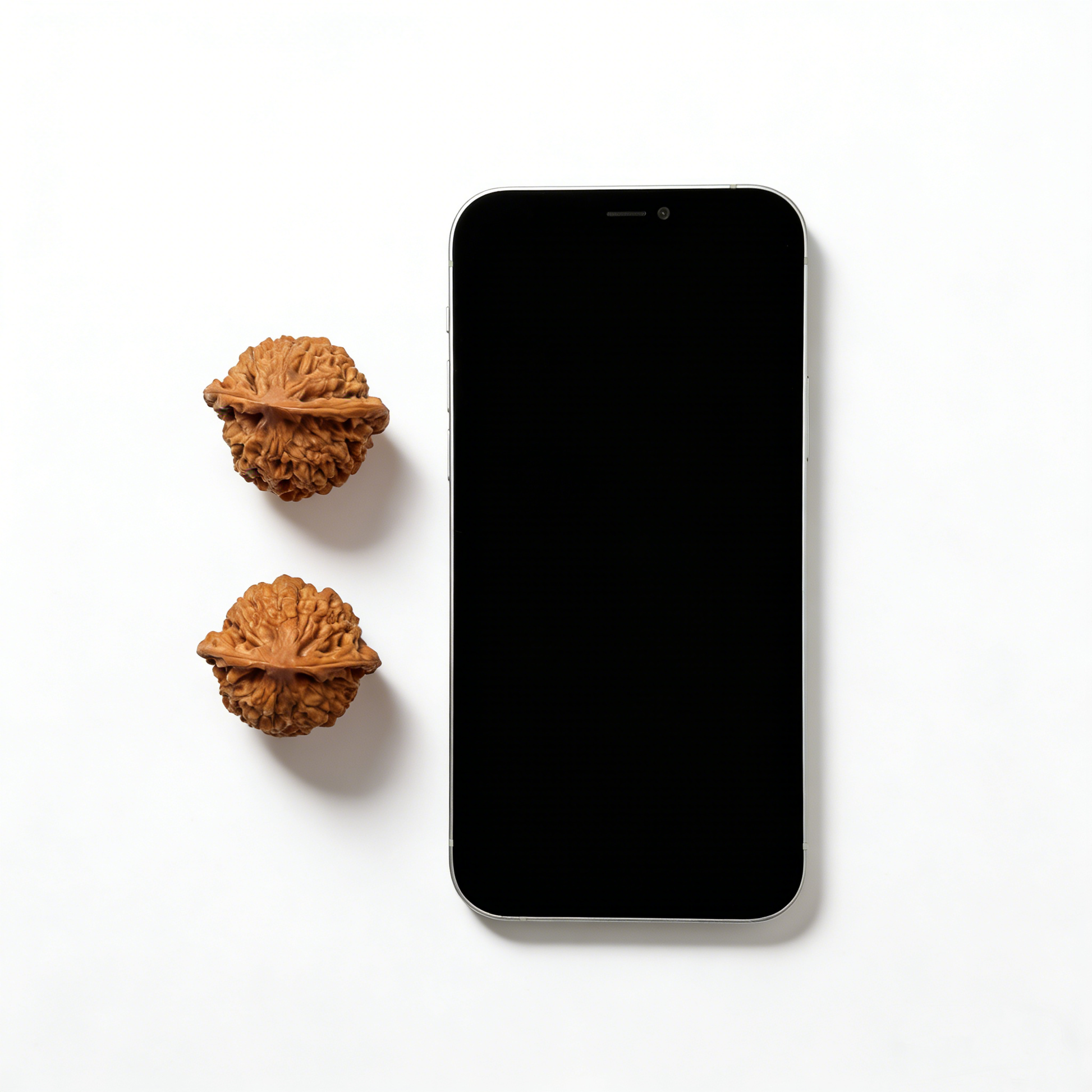 Pair of walnut hand exercisers from ThePatinaProject, featuring Imperial Mini-Guanmao official’s hat design, 35mm collector’s edition.