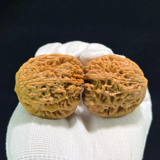 The "Blizzard" (Bao Xue) Ultra-Squat Pair | 41.0mm x 35.0mm | BX-902 - ThePatinaProject