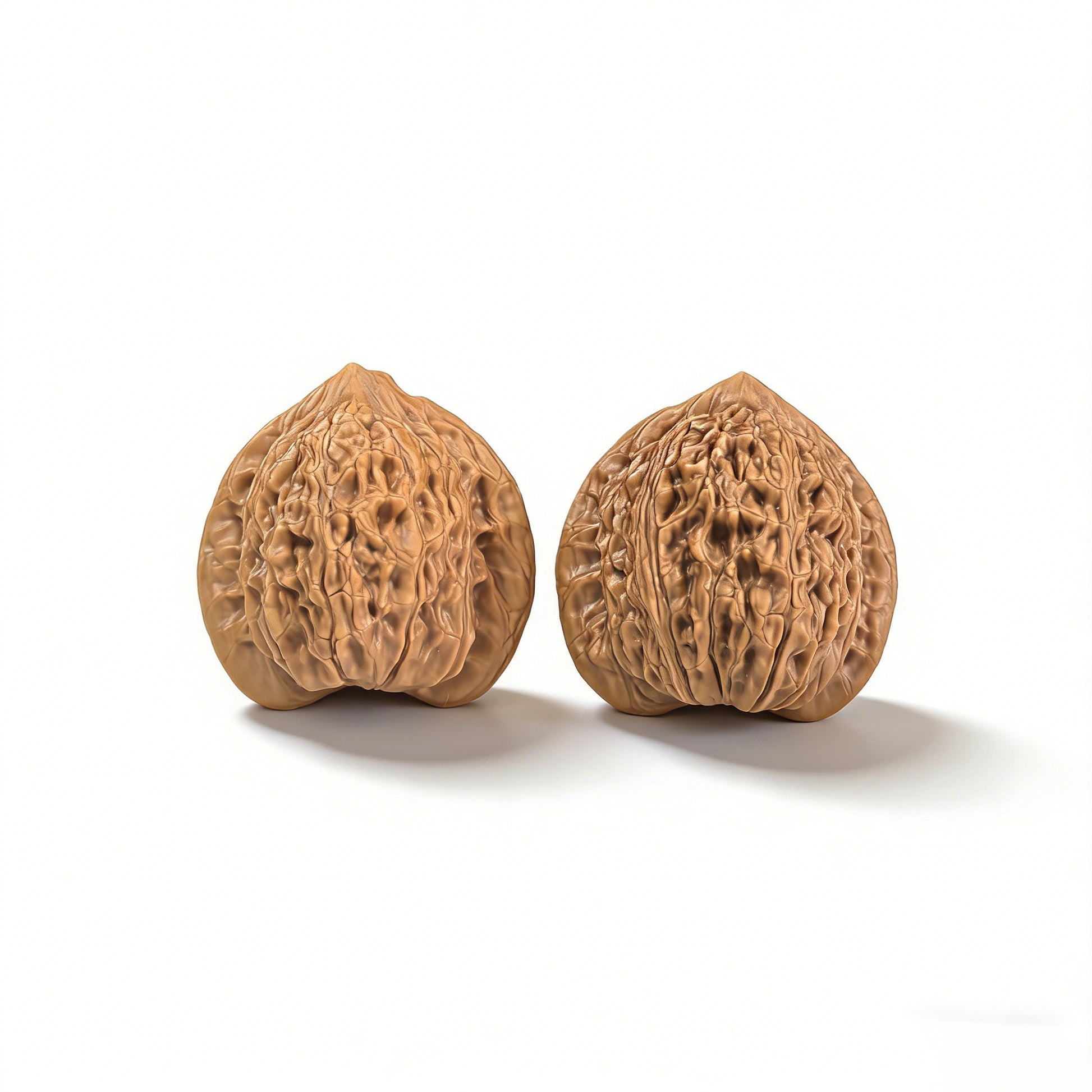 Walnut hand exercisers, GZM-01 Gentleman's Hat pair, 37mm diameter, ThePatinaProject, natural wood grip tools for hand strength.