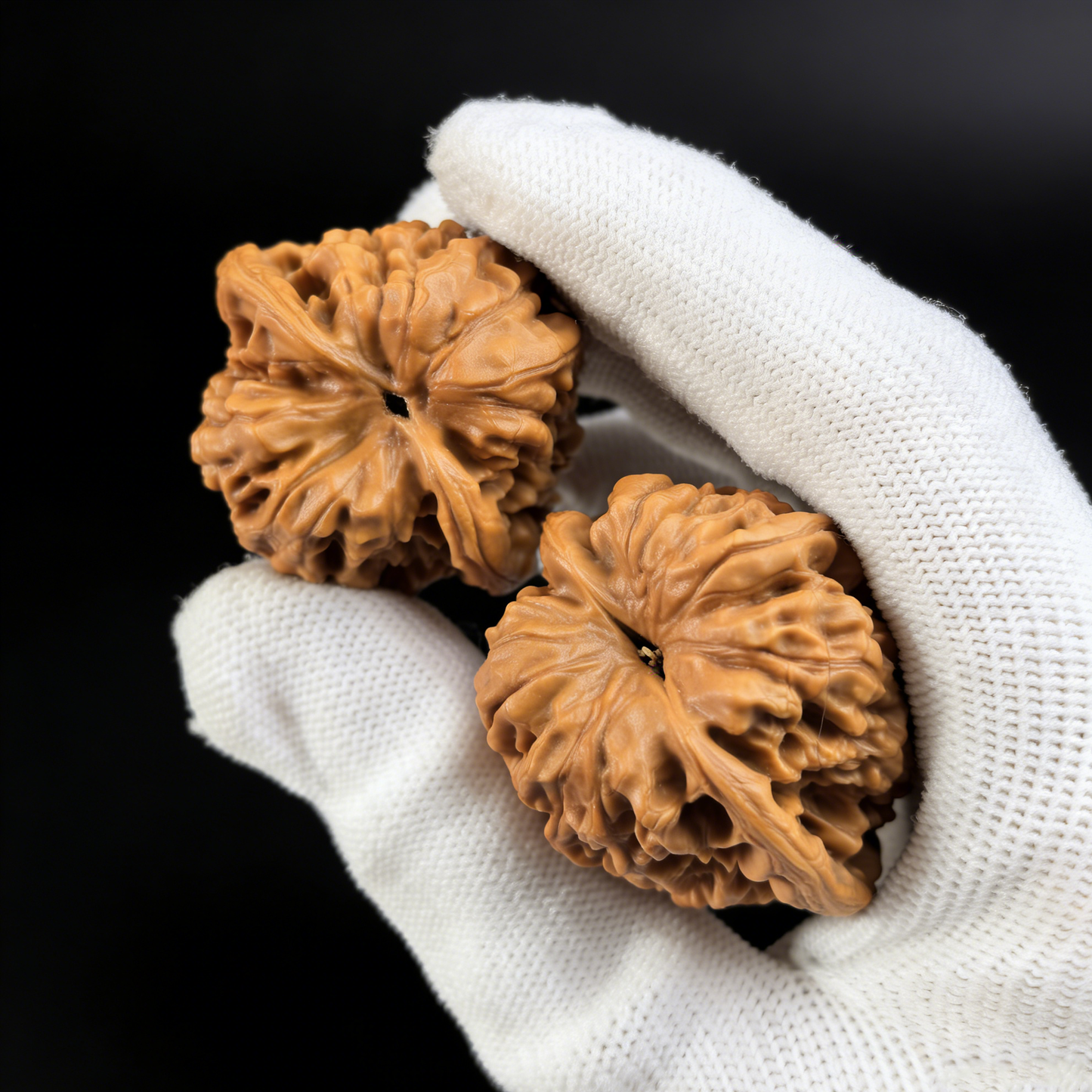 Walnut hand exercisers by ThePatinaProject featuring the High-Tower Official’s Hat design, with symmetrical build and stately proportions.