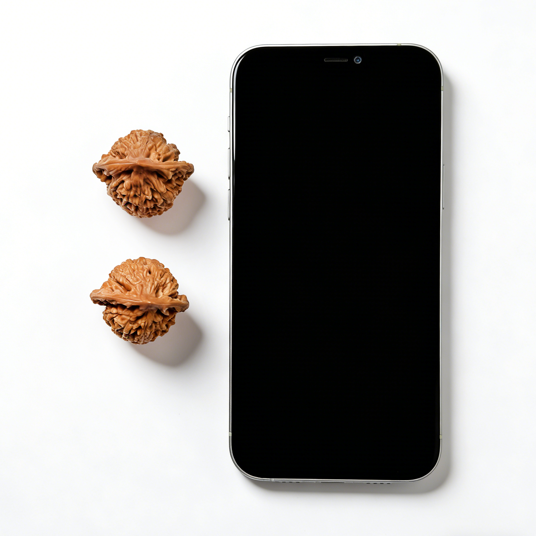 Pair of walnut hand exercisers from ThePatinaProject, compact 33mm Imperial Micro-Guanmao collector’s hat, high-density collectible item.