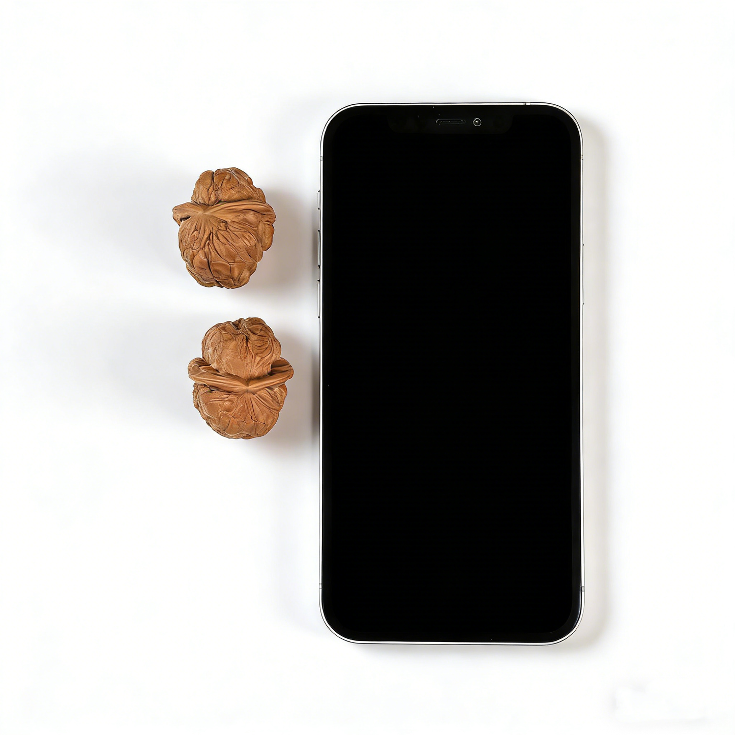 Pair of walnut hand exercisers labeled "Jade Toad - One-Day Red" by ThePatinaProject, designed for beginners, 28mm size.