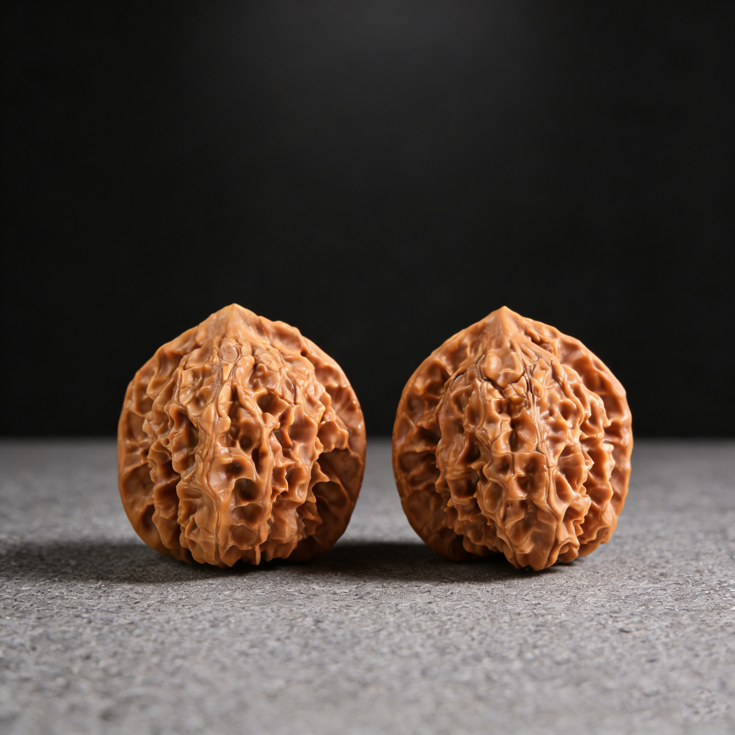 White Snake Valley Walnut Hand Exercisers "Ling Long" pair, 39mm, by ThePatinaProject, showcasing smooth walnut finish and ergonomic design.