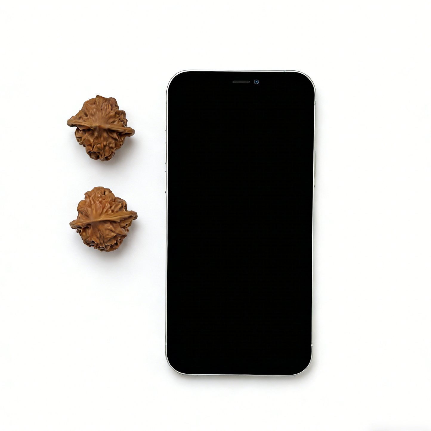 Walnut hand exerciser from ThePatinaProject, Petite "Ling Long" pair, 31mm size, with polished walnut wood finish and ergonomic design.