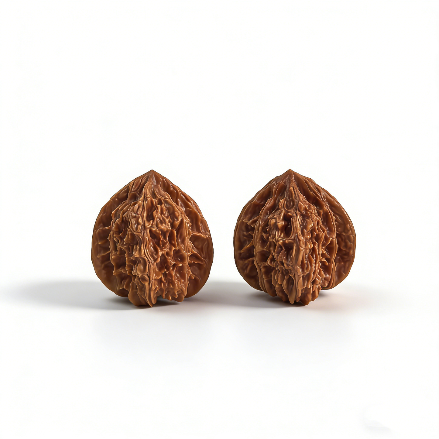 Walnut hand exercisers with "Starry Sky" Stardust texture from ThePatinaProject, 35mm collector’s pair for hand strength and grip training.