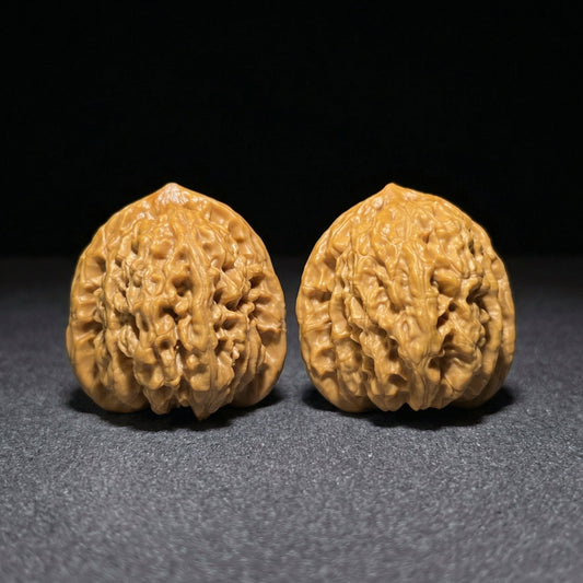 The Xia Yun Ling "Peach Heart" (Tao Xin) Pair | 36.0mm x 37.0mm | XYL-806 - ThePatinaProject