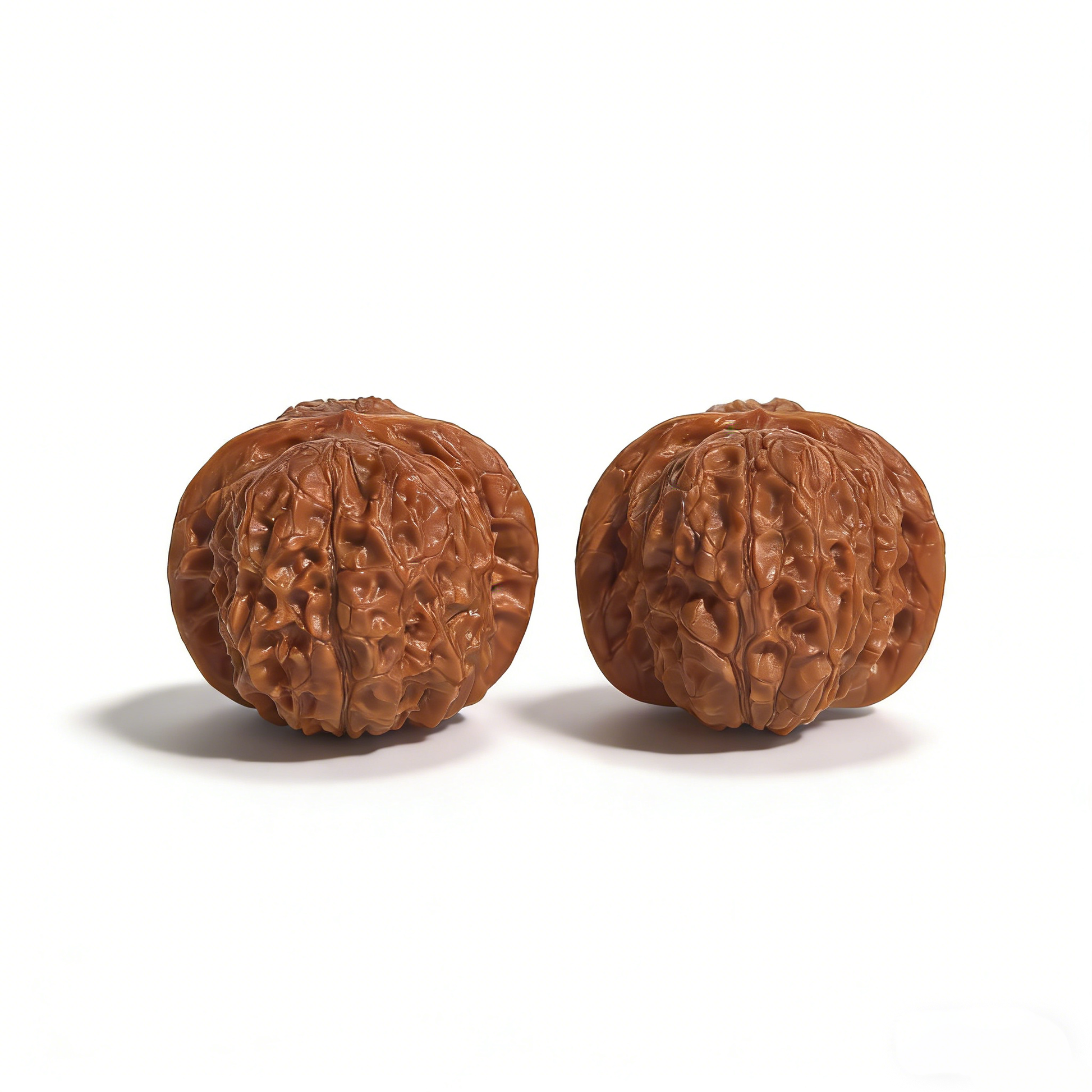 Unique Blood Kirin Collector’s Wenwan Walnut hand exerciser by ThePatinaProject, showcasing a polished, one-of-a-kind walnut for hand therapy.