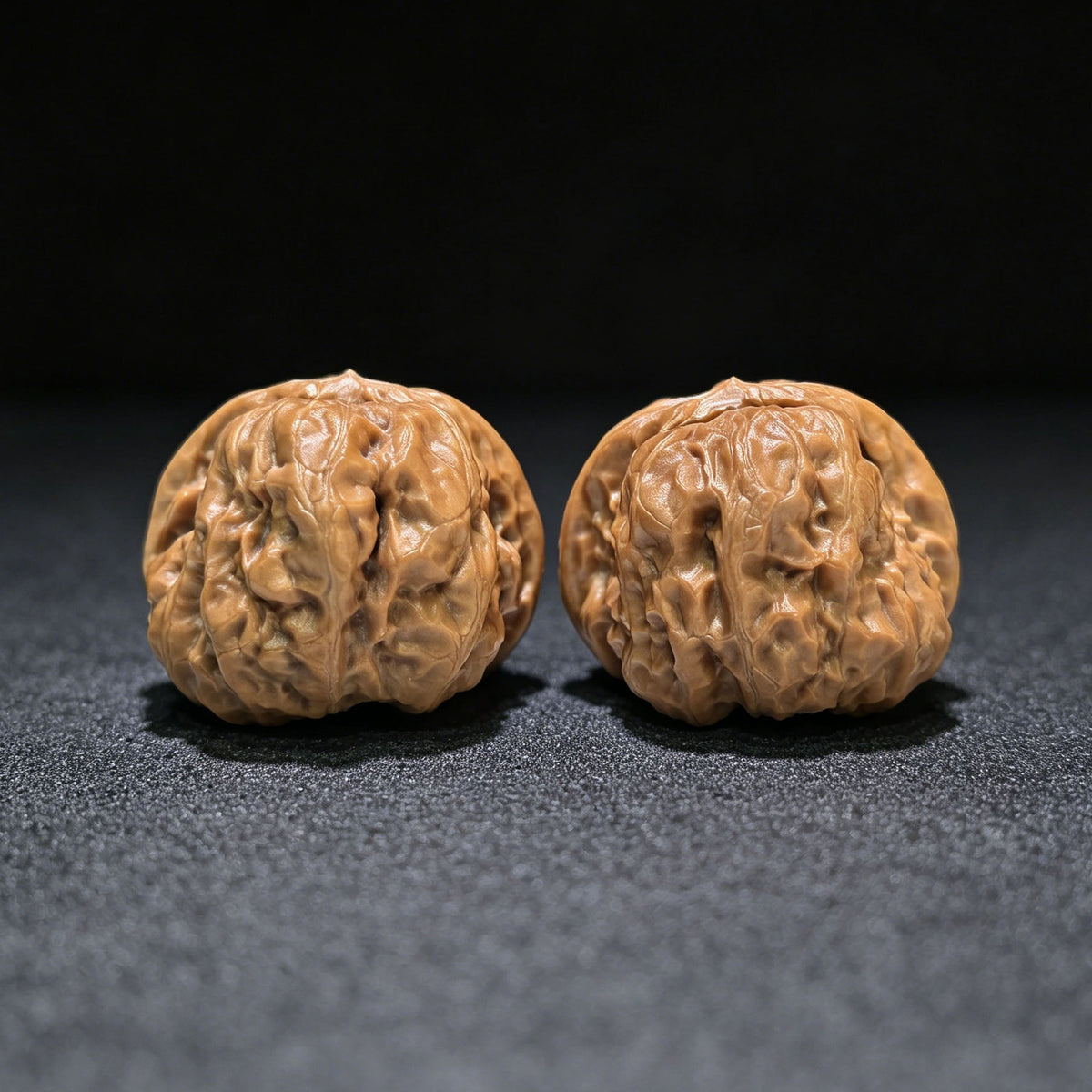 "Toad Head" Hamatou Wenwan Walnuts (Pair) | 38.0mm x 38.0mm | Stock ID: W-1107 - ThePatinaProject