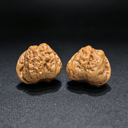 "Toad Head" Hamatou Wenwan Walnuts Pair | 40.0mm x 41.0mm | HMT-01SY - ThePatinaProject