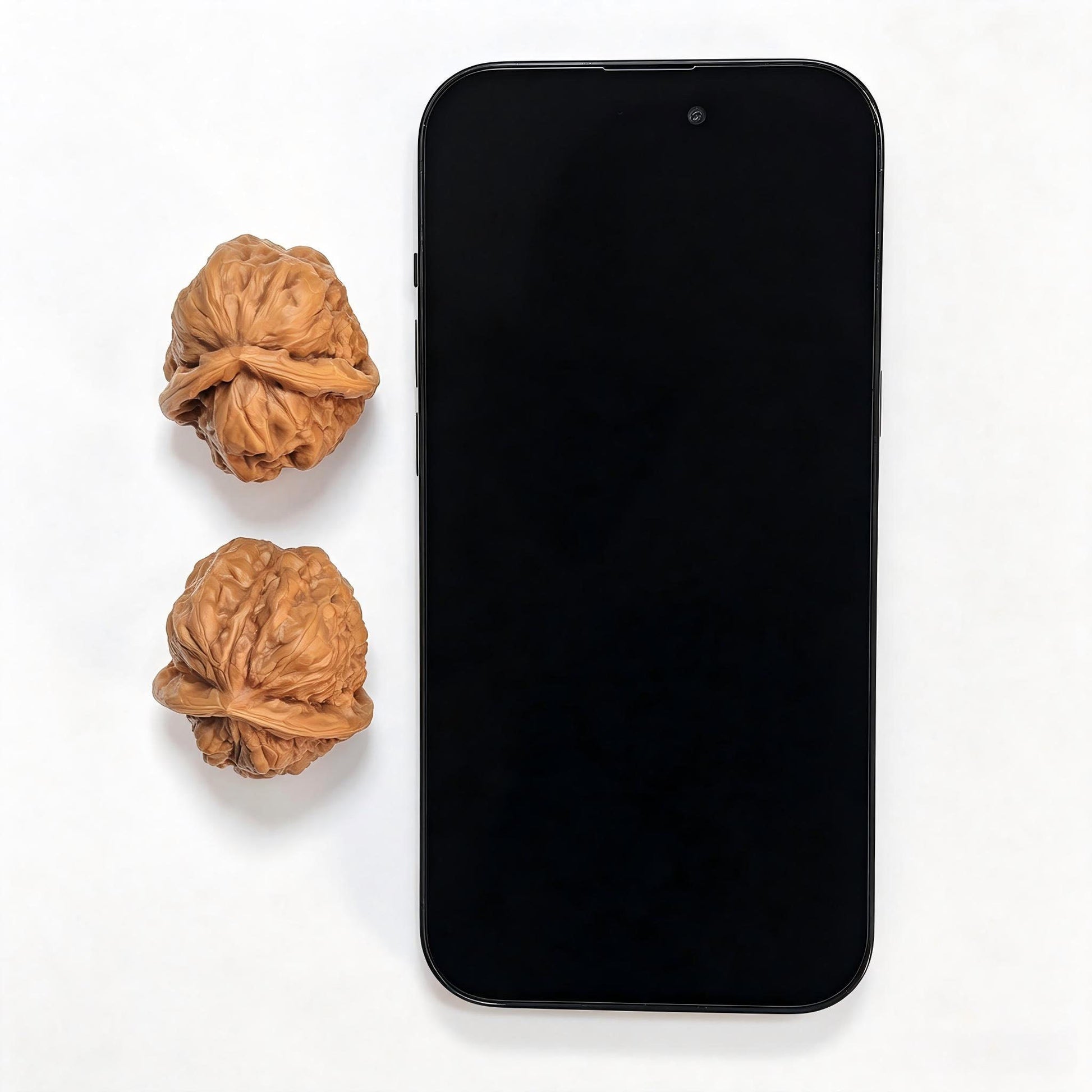 Toad Head “Seated Buddha with Turtle-Shell Back” Scholar Walnut Pair — 34.0mm x 39.0mm | HMTZF-CG245E - ThePatinaProject