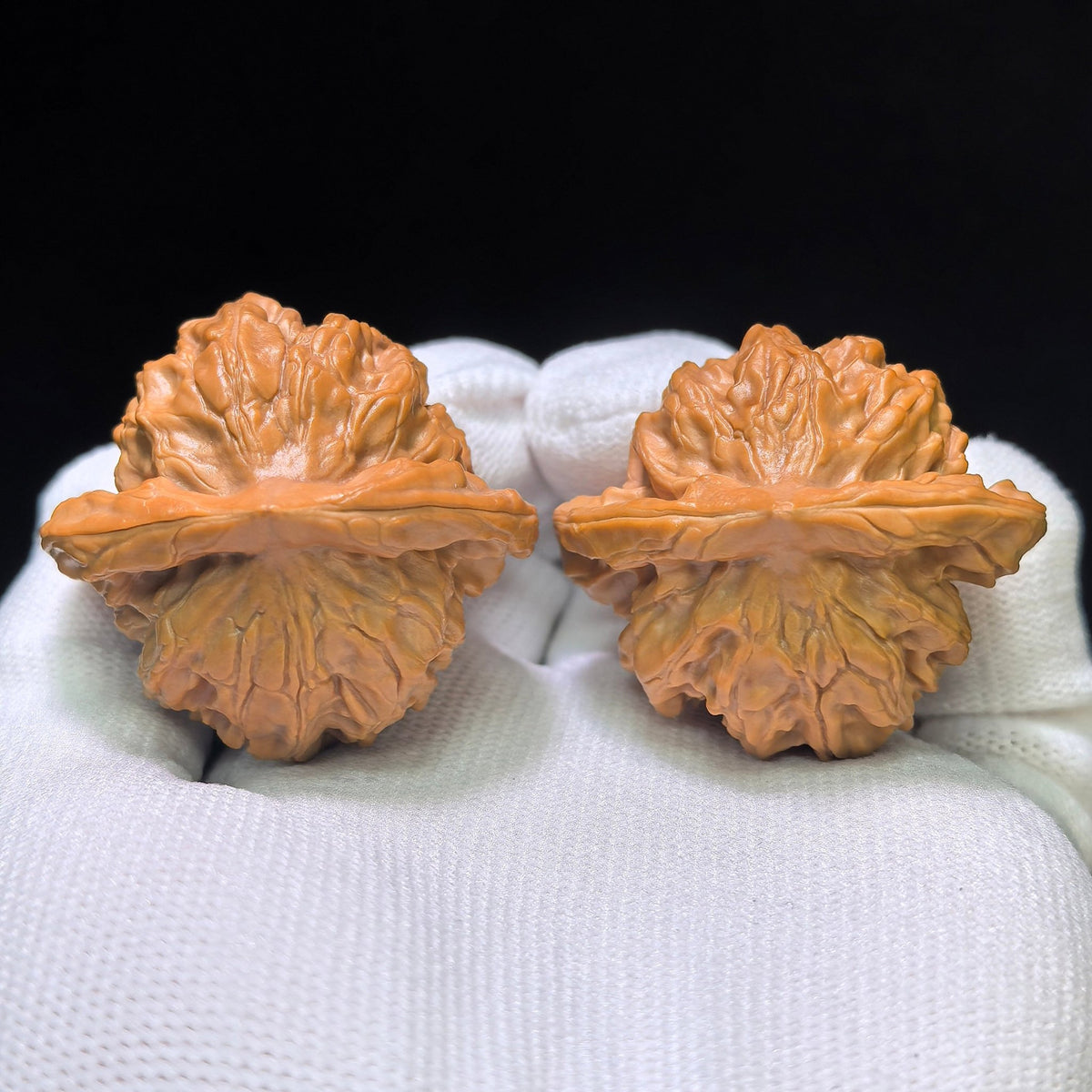"Tutu" Tutu Low-Profile Wenwan Walnuts Pair | 41.0mm x 39.0mm | TT-1552C - ThePatinaProject