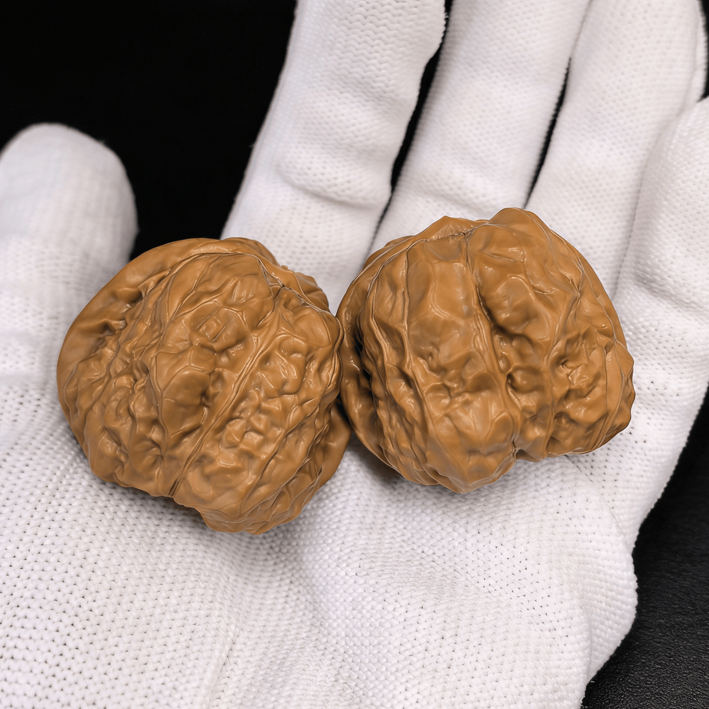 Unique Pair HMT-311: "Toad Head" (Ha Ma Tou) Wenwan Walnuts — Rare Low-Profile Classic - ThePatinaProject