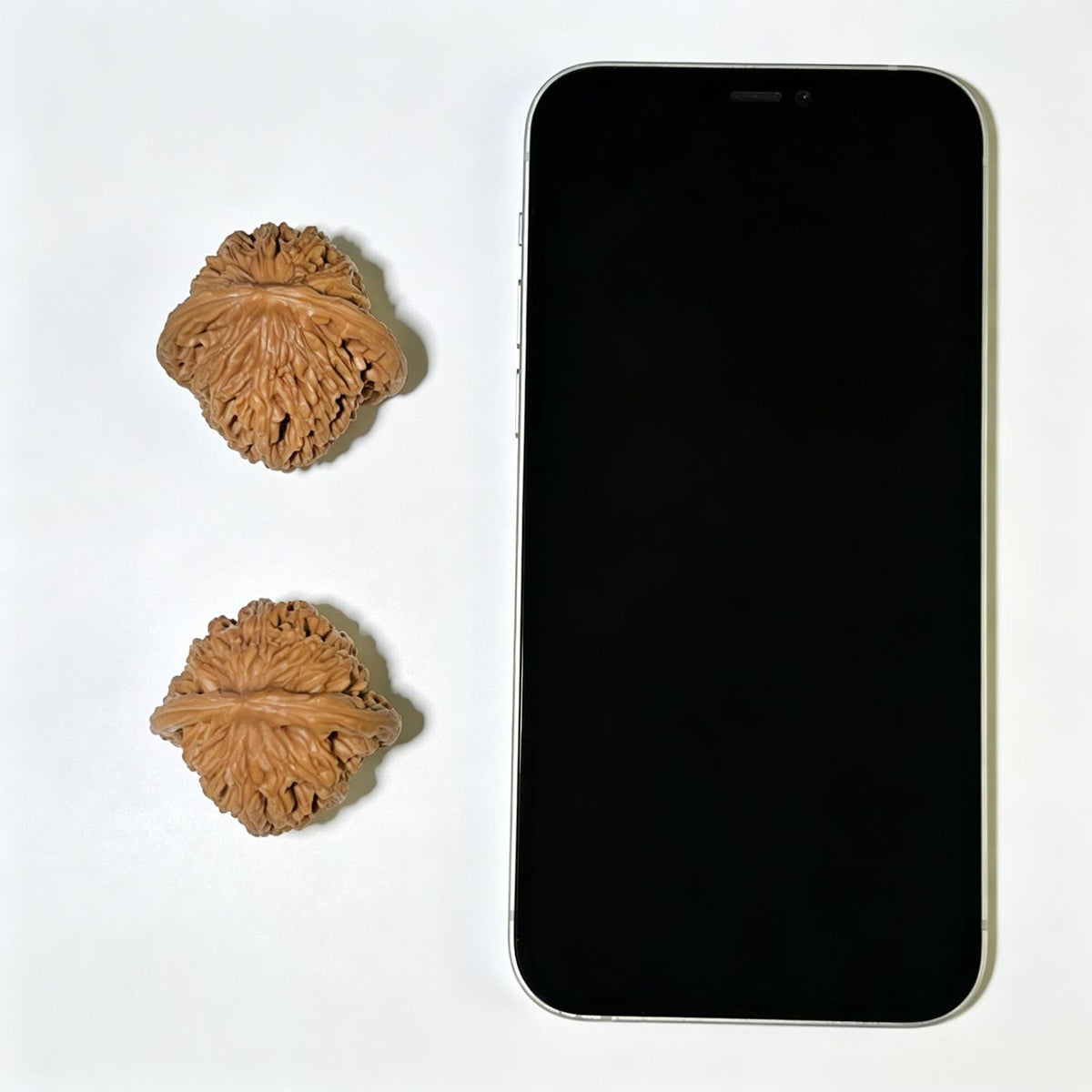 "Wheat Ear Tigerhead" Maisui Hutou Classic Heritage Low-Profile Wenwan Walnuts Pair | 37.0mm x 35.0mm | MSHT-1112 - ThePatinaProject