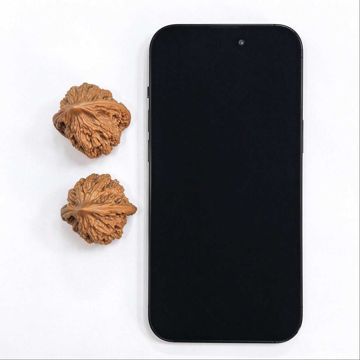 "Wheat Grain Tiger Head" Wheat Ear Tiger Head Heirloom Collection Wenwan Walnuts Pair | 33.0mm x 33.0mm | MSHT-1003 - ThePatinaProject