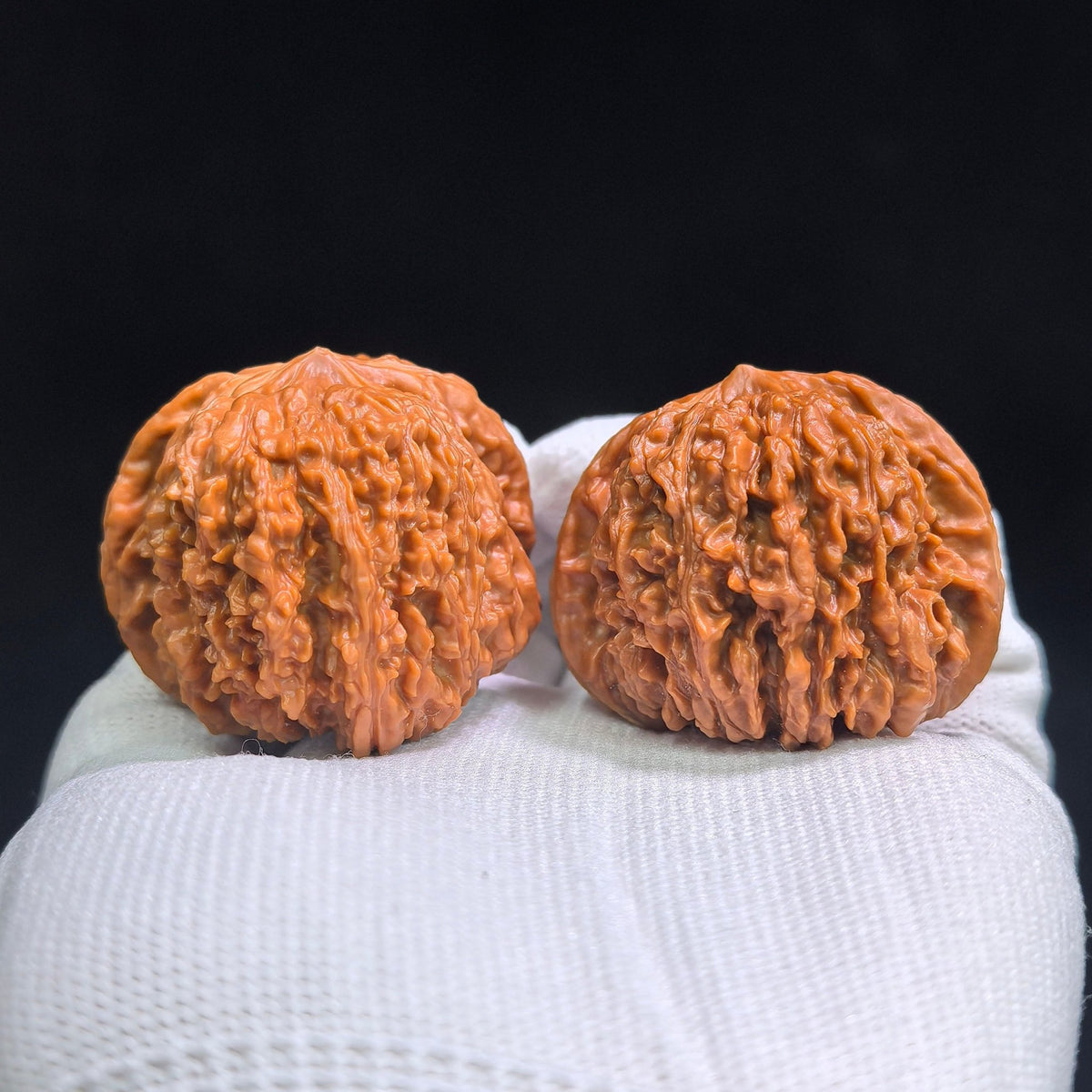 “Yi-San-Qi” Wenwan Walnut Pair | Compact Rounded 41.0mm × 40.0mm | YSQ-1601 - ThePatinaProject