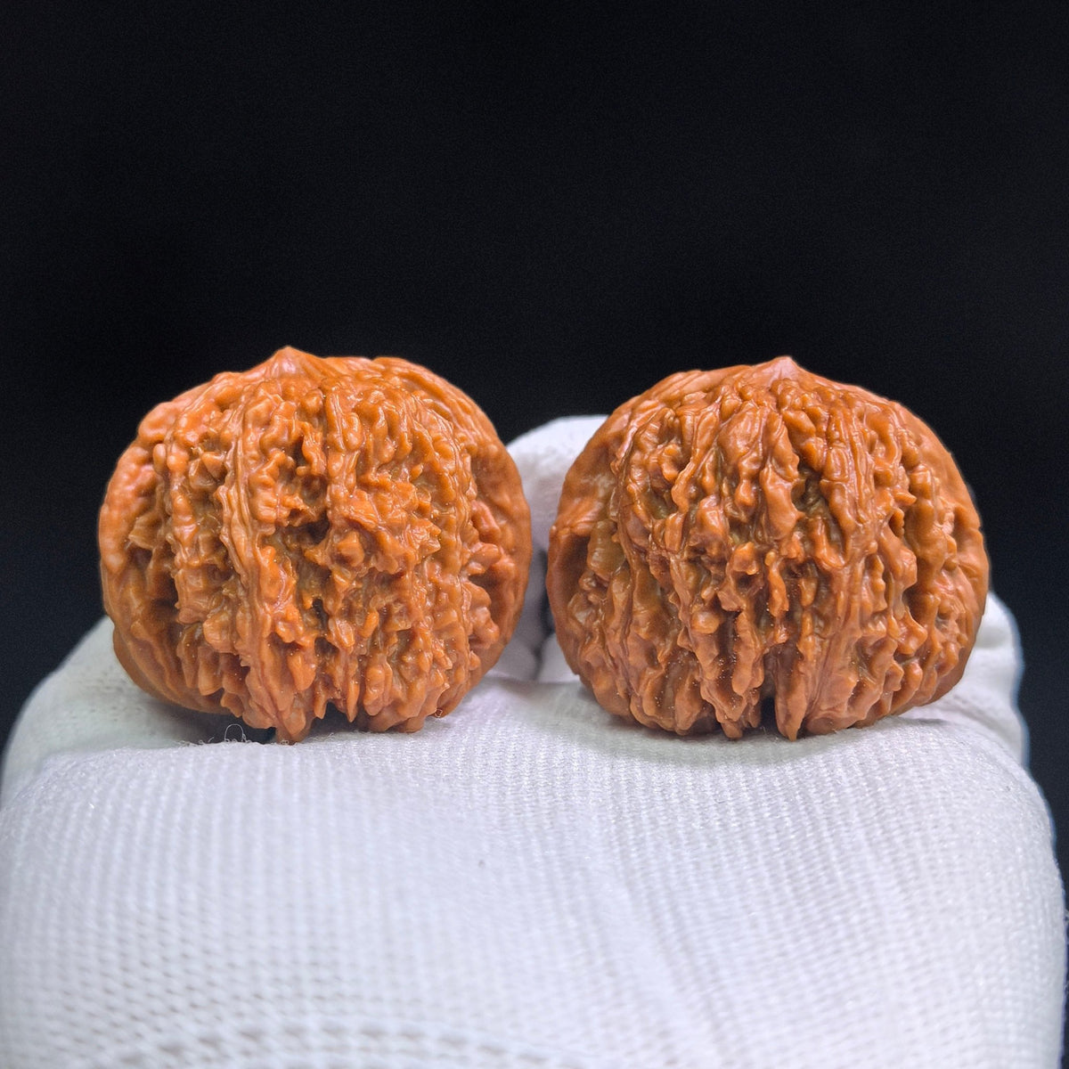 “Yi-San-Qi” Wenwan Walnut Pair | Compact Rounded 41.0mm × 40.0mm | YSQ-1601 - ThePatinaProject