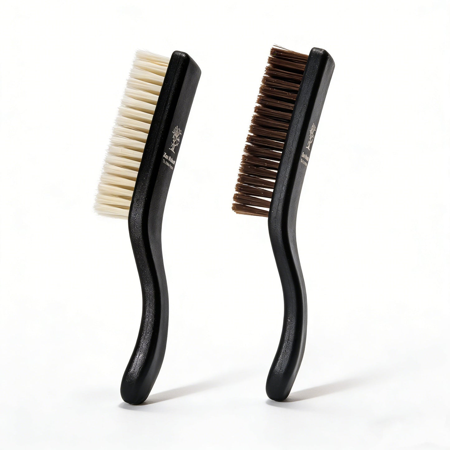 Zen Walnut Professional Patina Brush Set - Dual-Action Cleaning & Polishing Kit for Wenwan Collector (Set of 2) - ThePatinaProject