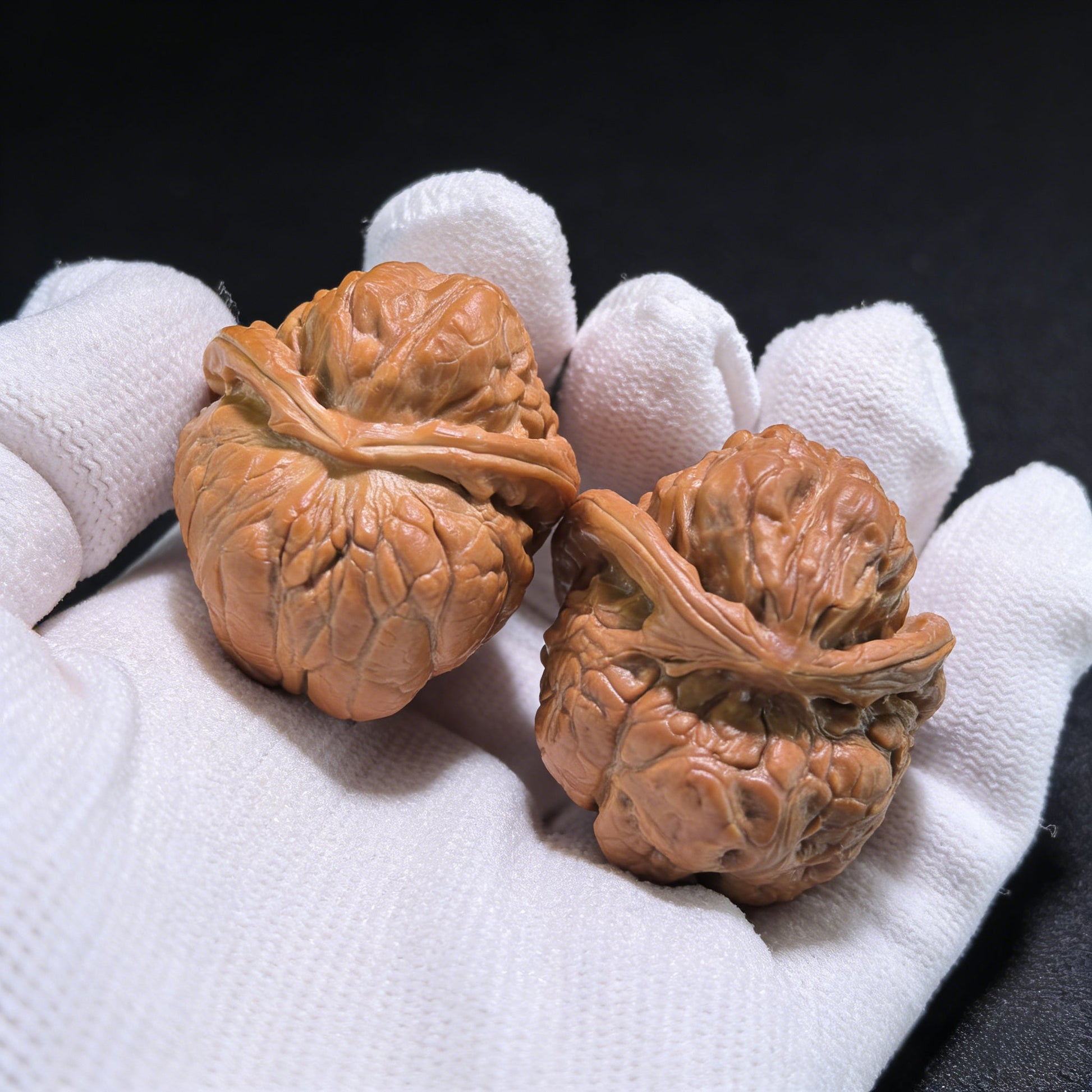 ZenWalnut The Rare "Frog Snake" Collector's Pair | 33.0mm x 34.0mm x 30.0mm | WS-001 - ThePatinaProject