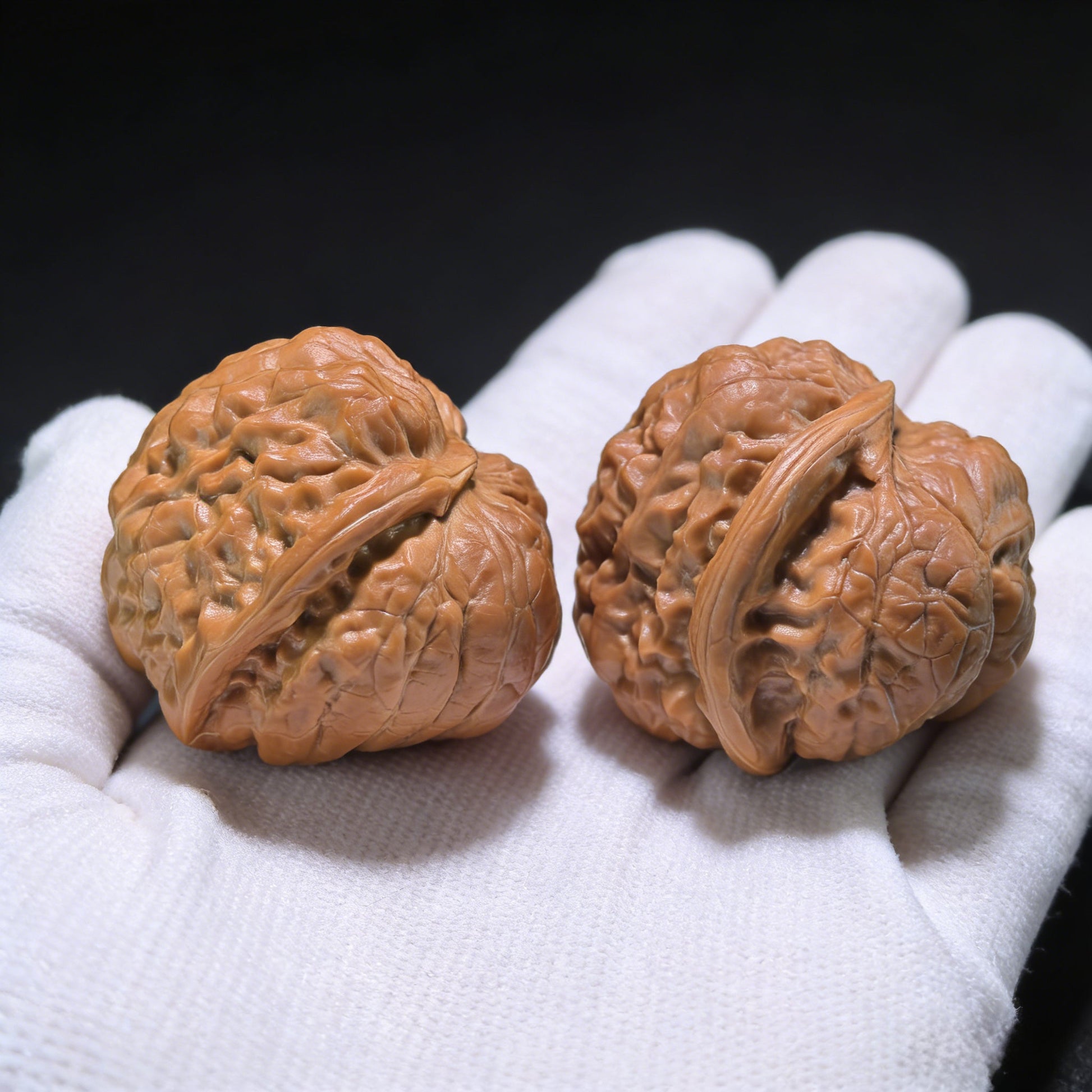 ZenWalnut The Rare "Frog Snake" Collector's Pair | 33.0mm x 34.0mm x 30.0mm | WS-001 - ThePatinaProject