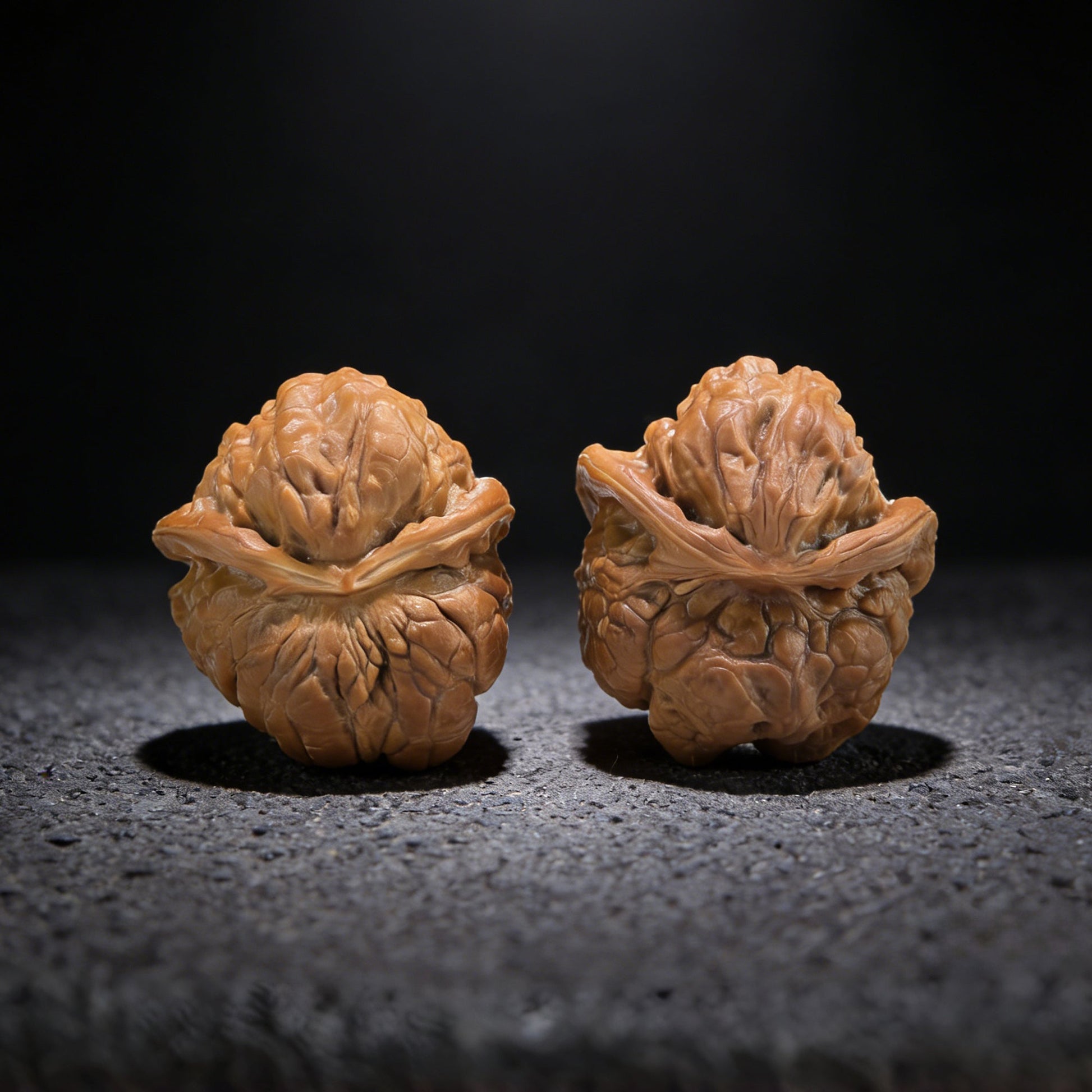 ZenWalnut The Rare "Frog Snake" Collector's Pair | 33.0mm x 34.0mm x 30.0mm | WS-001 - ThePatinaProject