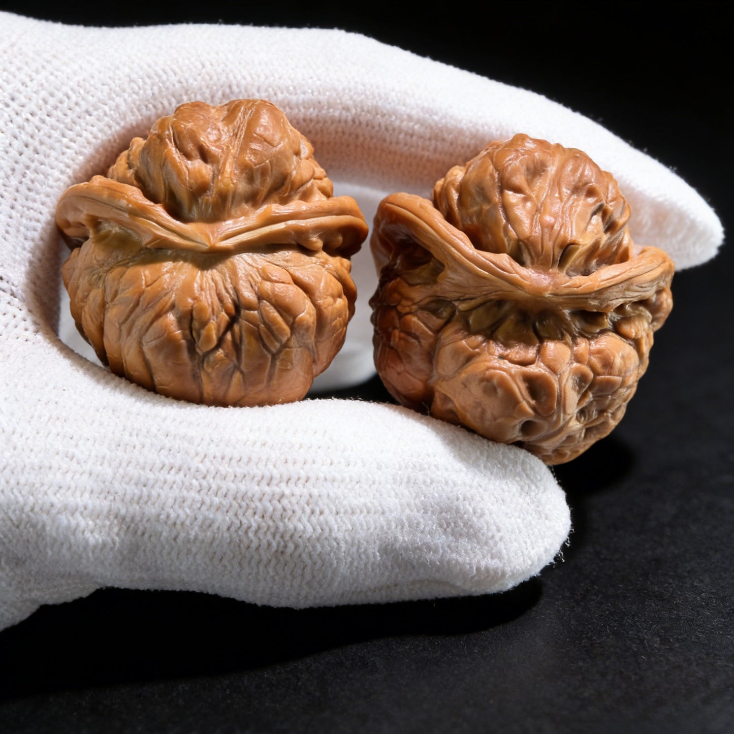 ZenWalnut The Rare "Frog Snake" Collector's Pair | 33.0mm x 34.0mm x 30.0mm | WS-001 - ThePatinaProject